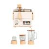 National Gold JB4OS Juicer Blender 4 In 1 500W 1.25L Glass Jar Glass Mincer And Mill